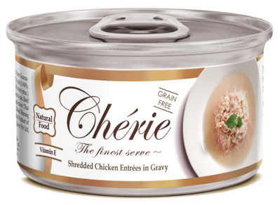 Cherie Shredded Chicken Entrеes in Gravy - Влажный корм курица в соусе для взрослых котов CHS14303 фото