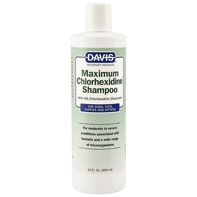Davis Maximum Chlorhexidine Shampoo - Шампунь з 4% хлоргексидином для собак та котів із захворюваннями шкіри та шерсті CH4SR50 фото