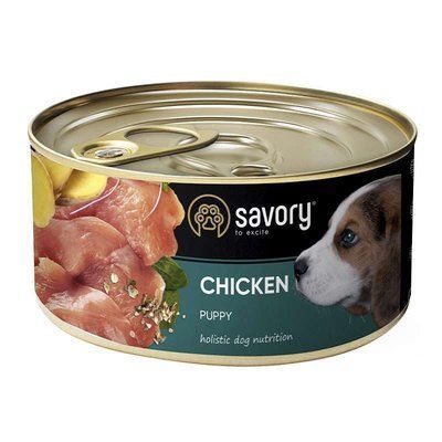 Savory Chicken Puppy - Вологий корм з м'яса курки для цуценят 30549 фото