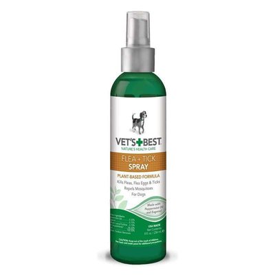 VET`S BEST Flea + Tick Spray - Спрей от блох, клещей и москитов для собак vb10346 фото