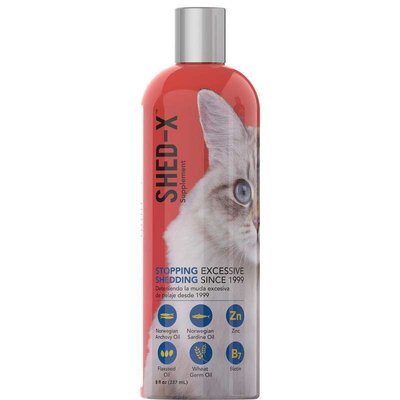 SynergyLabs Shed-X Cat - Витаминная добавка для кошек, которая способствует уменьшению линьки 00514 фото