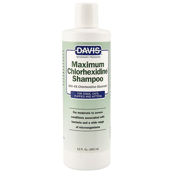 Davis Maximum Chlorhexidine Shampoo - Шампунь с 4% хлоргексидином для собак и кошек с заболеваниями кожи и шерсти CH4SR50 фото