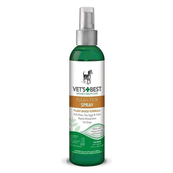 VET`S BEST Flea + Tick Spray - Спрей от блох, клещей и москитов для собак vb10346 фото