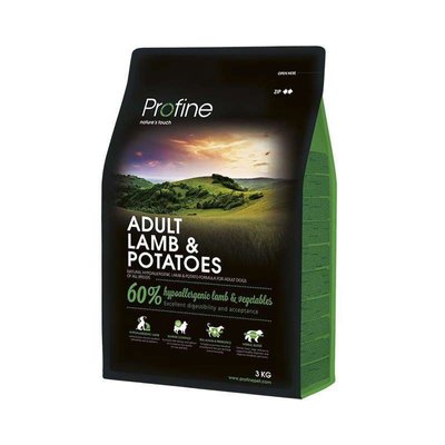 Profine Adult Lamb and Potatoes - Сухий гіпоалергенний корм для дорослих собак з ягням і картоплею 170550/7541 фото