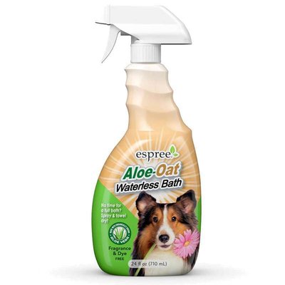 Espree Aloe-Oat Waterless Bath - Гипоаллергенный спрей для экспресс очистки чувствительной кожи и шерсти собак e01619 фото