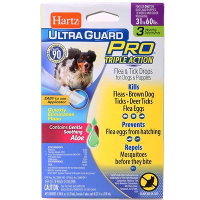 Hartz Ultra Guard Pro Flea & Tick Drops for Dogs and Puppies 5 в 1 - Краплі від бліх, кліщів та комарів для собак і цуценят H51748 фото