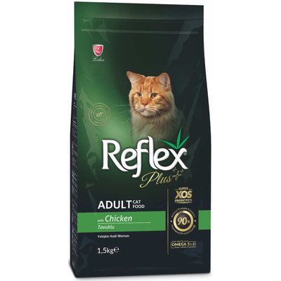 Reflex Plus Adult Cat Chicken - Сухий корм із куркою для дорослих котів RFX-303 фото