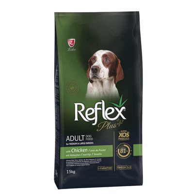 Reflex Plus Adult Dog Medium and Large Breeds Chicken - Сухий корм із куркою для собак середніх та великих порід RFX-203 фото