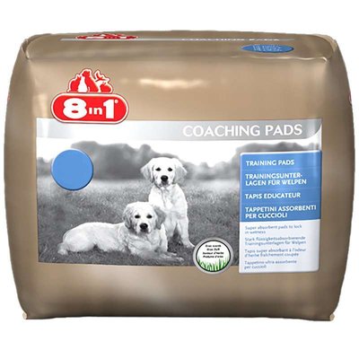8in1 Coaching Pads - Пелюшки для собак та цуценят, що привчають до туалету, поглинаючі 660293 /102250 фото
