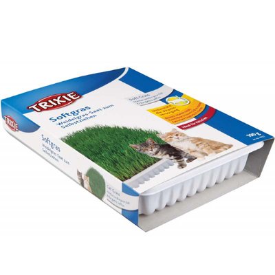 Тrixie Soft Grass - Трава для кошенят і дорослих котів 4232 фото