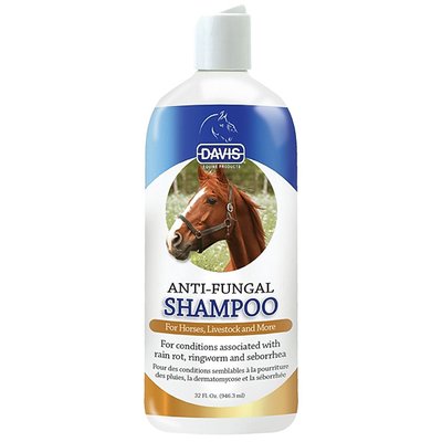 Davis Anti-Fungal Shampoo - Протигрибковий шампунь з 2% хлоргексидином для собак, коней E.AFS32 фото