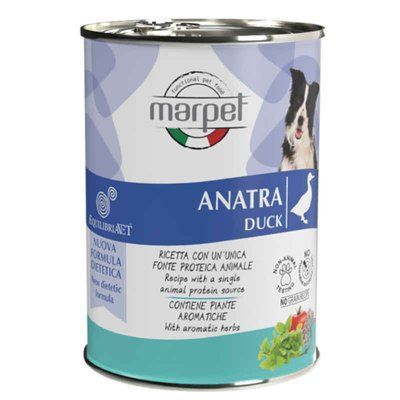 Marpet AequilibriaVET All Breeds Duck- Консервированный корм с мясом утки для взрослых собак различных пород CH10/410 фото