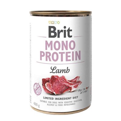 Brit Mono Protein Lamb - Консерви для собак з м'ясом ягняти 100834/100058/9773 фото