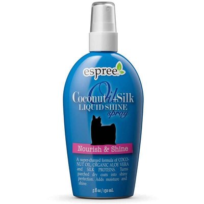 Espree Coconut Oil + Silk Liquid Shine Spray - Спрей з кокосовим маслом і протеїнами шовку для блиску шерсті собак e01789 фото