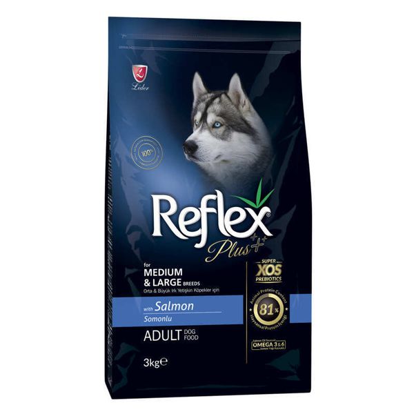 Reflex Plus Adult Dog Medium and Large Breeds Salmon - Сухий корм з лососем для середніх та великих порід RFX-106 фото