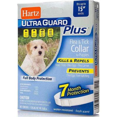 Hartz UltraGuard Plus Flea&Tick Collar for Puppies - Ошейник для щенков с дополнительной защитой от яиц и личинок H96341 фото