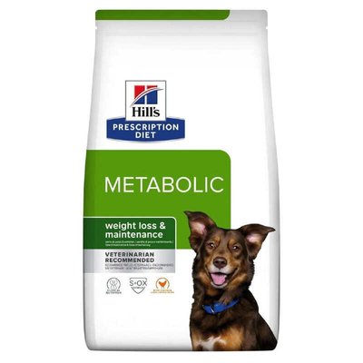 Hill's Prescription Diet Metabolic Weight Loss (Weight Management) - Корм-диета с курицей для собак, страдающих ожирением или избыточным весом 605942 фото