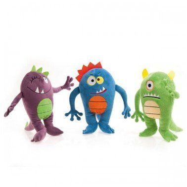 Flamingo Игрушка для собак Plush Monsters Happy с пищалкой 25х16х10 см 514010 фото
