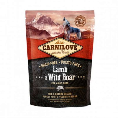 Carnilove Lamb and Wild Boar for Adult Dogs - Сухий корм з м'ясом ягняти і дикого кабана для дорослих собак 150824/8983 фото