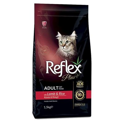 Reflex Plus Adult Cat Lamb & Rice – Сухой корм с ягненком и рисом для квзрослых отов RFX-304 фото