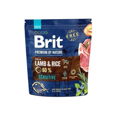 Brit Premium Sensitive Lamb - Сухий корм з ягням для собак з чутливим травленням 170842/6611 фото