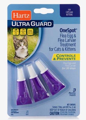 Hartz Ultra Guard One Spot - Краплі для котів від яєць бліх та їх личинок Н51672 фото