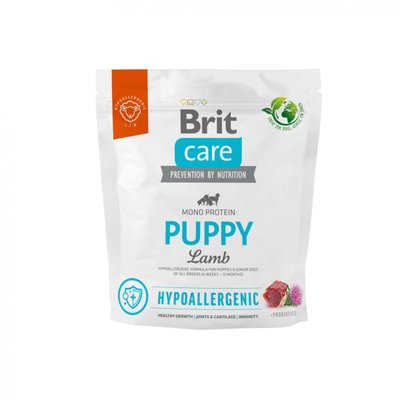 Brit Care Dog Hypoallergenic Puppy - Сухий гіпоалергенний корм для цуценят всіх порід з ягням 172211 фото