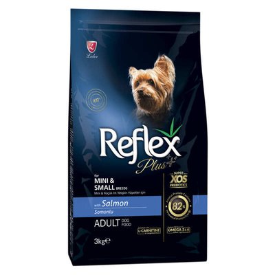 Reflex Plus Adult Dog Mini and Small Breeds Salmon - Сухой корм с лососем для собак малых пород RFX-104 фото