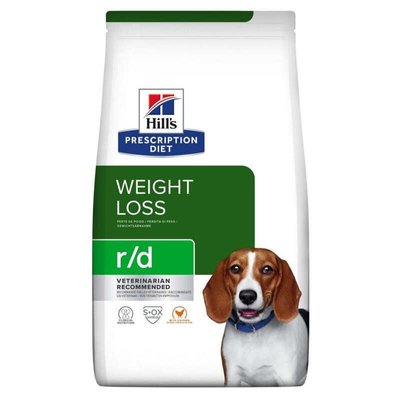 Hill's Prescription Diet r/d Weight Loss (Weight Reduction) - Корм-диета c курицей для собак, способствующая потере веса при ожирении 606401 фото