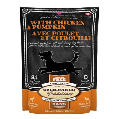 Oven-Baked Tradition Dog Chicken&Pumpkin - Ласощі для собак зі смаком курки та гарбуза 24013 фото