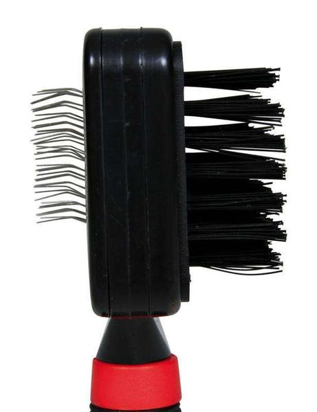 Trixie Soft Brush, double sided - Щетка-пуходерка двусторонняя с широкой рабочей поверхностью 23161 фото