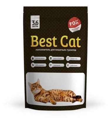 Best Cat White Classic - Наповнювач силікагелевий для котячого туалету SGL002 фото