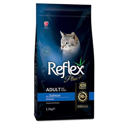 Reflex Plus Adult Cat Salmon – Сухой корм с лососем для взрослых котов RFX-302 фото