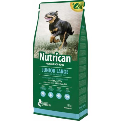 Nutrican Junior Large - Сухой корм с курицей для щенков собак крупных пород nc506996 фото
