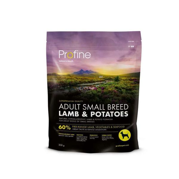 Profine Dog Adult Small Breed Lamb & Potatoes - Сухой корм с ягненком и картошкой для взрослых собак малых пород 171763 фото