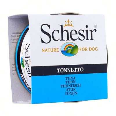 Schesir Tuna - Консервированный корм с тунцом для взрослых собак 712530 фото