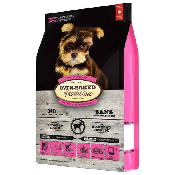 Oven-Baked Tradition Puppy Small Breed Lamb 2,27 кг - Сухий корм зі свіжим м'ясом ягняти для цуценят собак малих порід 9909-5-pb фото