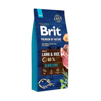 Brit Premium Sensitive Lamb - Сухой корм с ягненком для собак с чувствительным пищеварением 170845/6642 фото