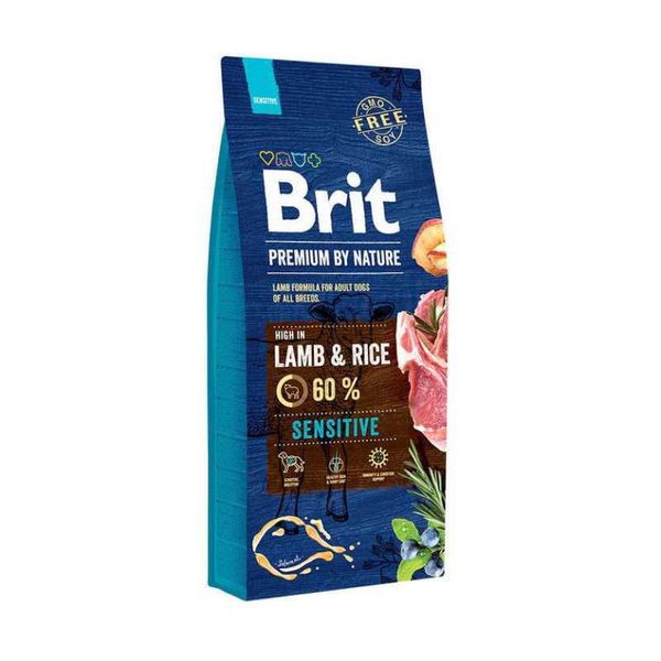 Brit Premium Sensitive Lamb - Сухой корм с ягненком для собак с чувствительным пищеварением 170845/6642 фото