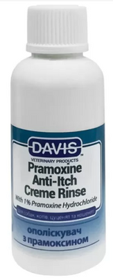 Davis Pramoxine Anti-Itch Creme Rinse - Шампунь від свербежу з 1% прамоксину гідрохлоридом для собак та котів PCRR50 фото
