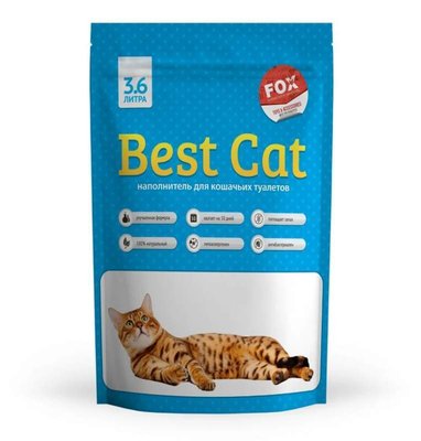 Best Cat Blue Mint - Наполнитель силикагелевый для кошачьего туалета SGL003 фото