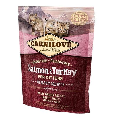 Carnilove Salmon & Turkey for Kitten - Сухий корм з лососем та індичкою для кошенят 170190/2232 фото