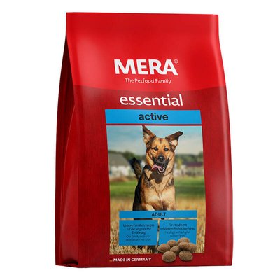 Mera Dog Essential Active - Сухой корм с птицей для взрослых собак с высокими энергетическими потребностями 061550 фото