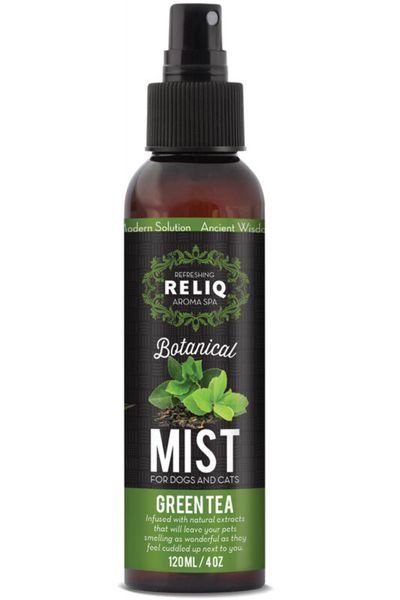 Reliq Botanical Mist-Green Tea - Спрей-одеколон с экстрактом зеленого чая для ухода и увлажнения шерсти собак M120--GTA фото