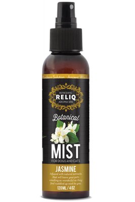 Reliq Botanical Mist-Jasmine - Спрей-одеколон з ароматом жасмину для догляду та зволоження шерстi собак M120--JAS фото