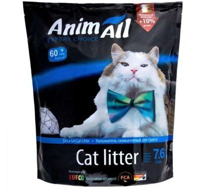 AnimAll Cat litter Blue valley - Наповнювач силікагелевий Блакитна долина для котячого туалету 42035 фото