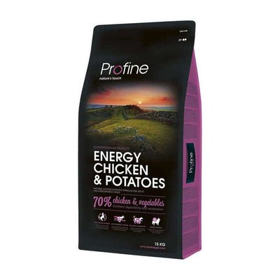 Profine Energy Chicken and Potatoes - Сухой корм для собак с повышенной активностью с курицей и картофелем 170543/7473 фото