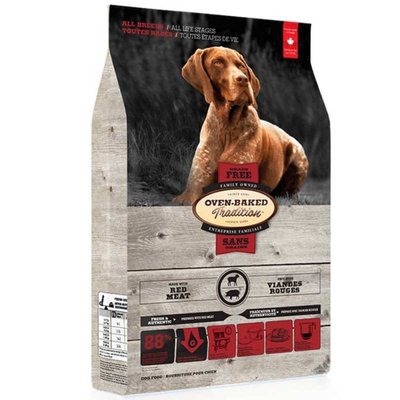 Oven-Baked Tradition Dog Red Meat Grain Free - Беззерновий сухий корм зі свіжим червоним м'ясом для собак всіх порід на всіх стадіях життя 9807-5 фото