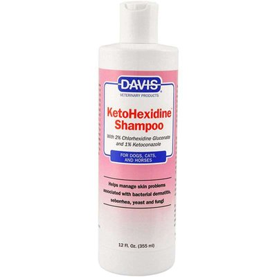 Davis KetoHexidine Shampoo - Шампунь с 2% хлоргексидином и 1% кетоконазолом для собак и котов с заболеваниями кожи KHS12 фото