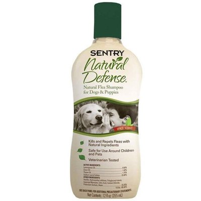 Sentry Natural Defense Natural Flea Shampoo - Противопаразитарный шампунь от блох и клещей для собак 23074 фото